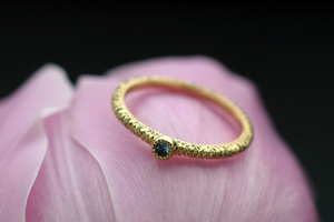 Giorni Filo Aquamarine Ring