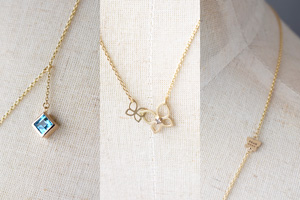 オーダーメイドのK10YG＆2WAYロング・ネックレス