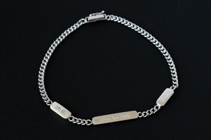 ご結婚30周年記念のオーダーメイド・ブレスレット