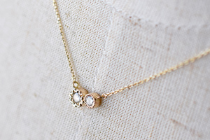 オーダーメイド・ネックレス・K10イエローゴールド＆ダイアモンド