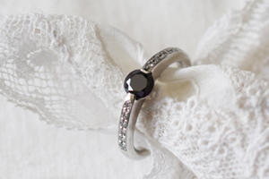 石無しリングの留め直し