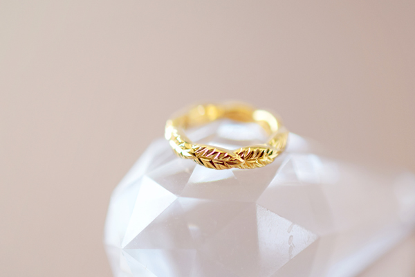 ご家族お揃いのデザイン《Conoha》のベビーリングです。＊静岡県浜松市ジュエリープシュケー