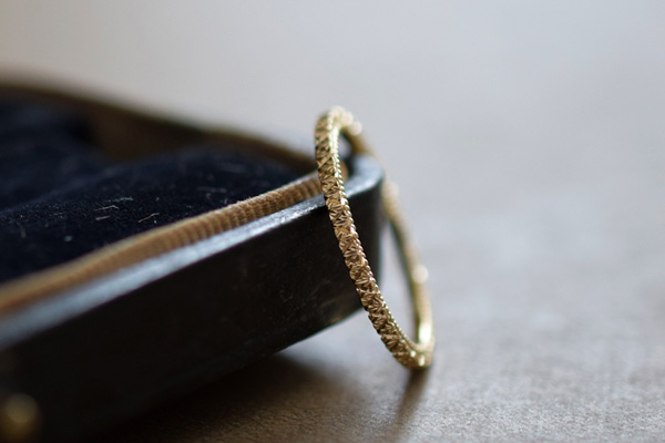 プシュケーオリジナルジュエリーコレクション《Giorni Filo》K18イエローゴールドリングです。＊静岡県浜松市ジュエリープシュケー