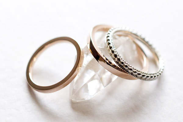 ご結婚周年記念のリングとポワンティエⅡです。＊静岡県浜松市ジュエリープシュケー